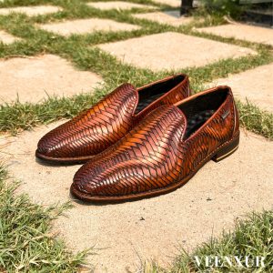 3D MASH BUN LARENZO LEATHER LOAFER