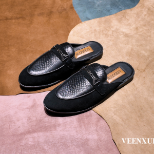 Crocodile D-Half Shoe-Black
